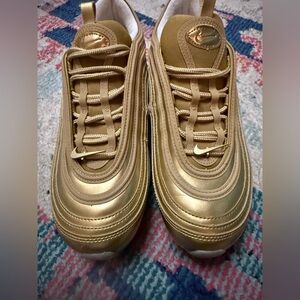 Nike Gold Athletic Shoes